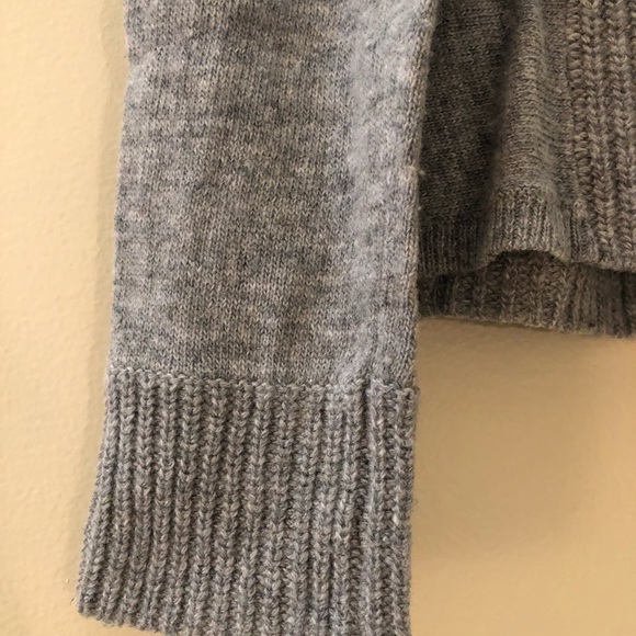 GREY KNIT TURTLENECK SWEATER - Picture 5 of 7